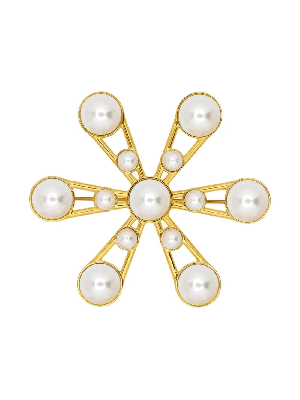 Oscar de la Renta pin fastening brooch
