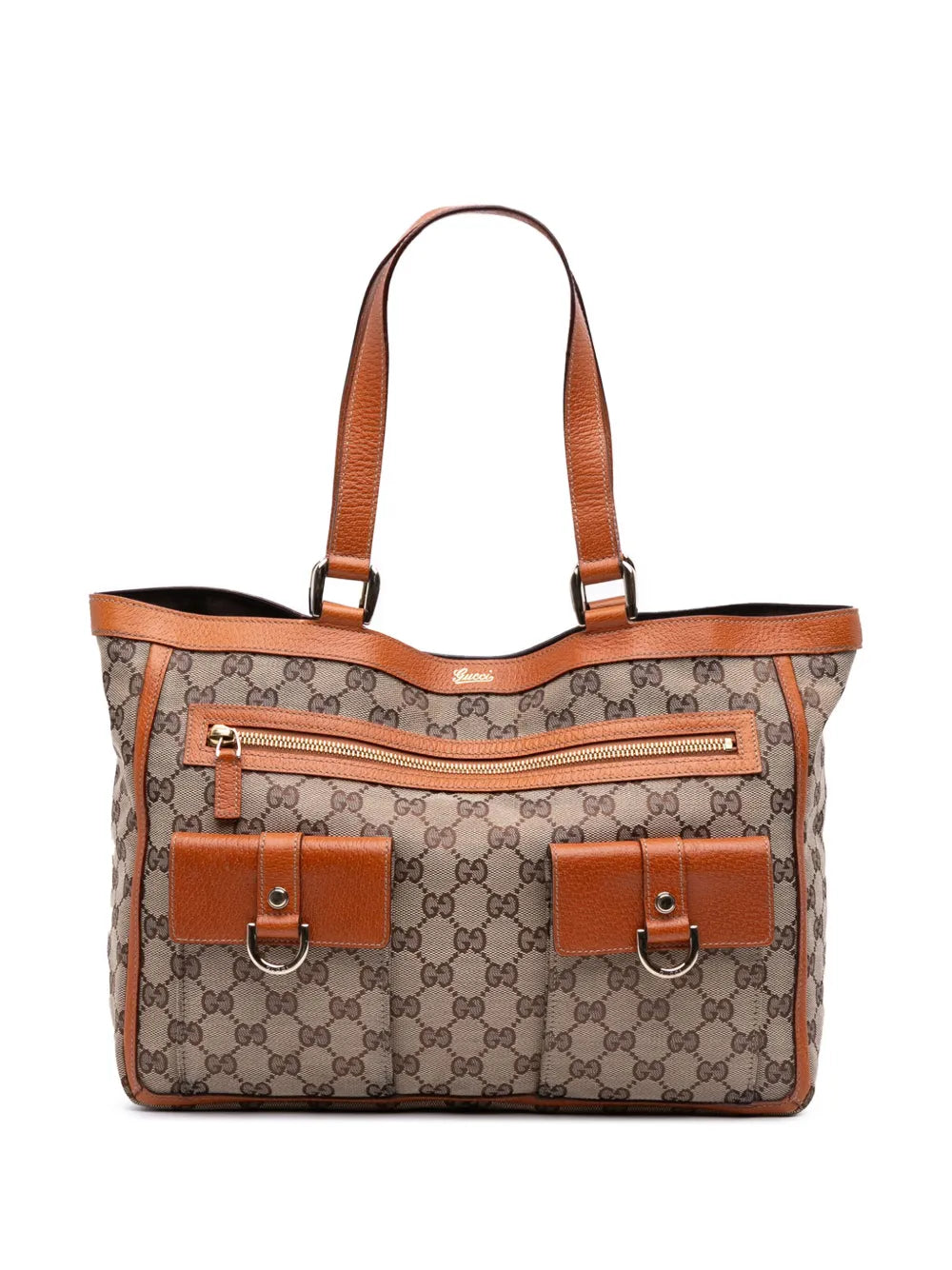 Gucci 2000 2015 GG Canvas Abbey D Ring Pocket tote bag