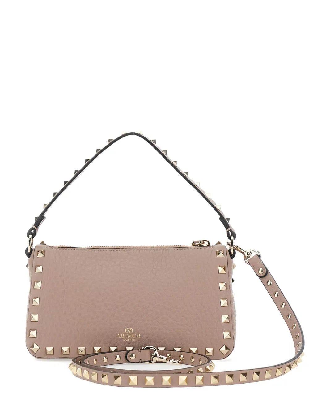 Valentino Garavani small Rockstud zip fastening shoulder bag