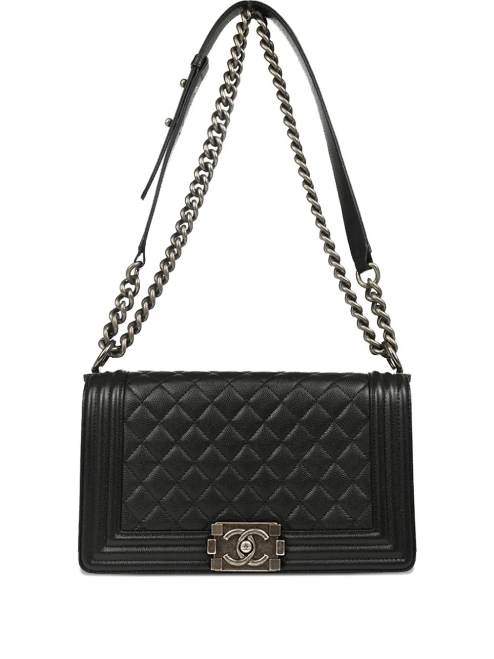 CHANEL 2019 medium Boy Chanel quilted shoulder bag