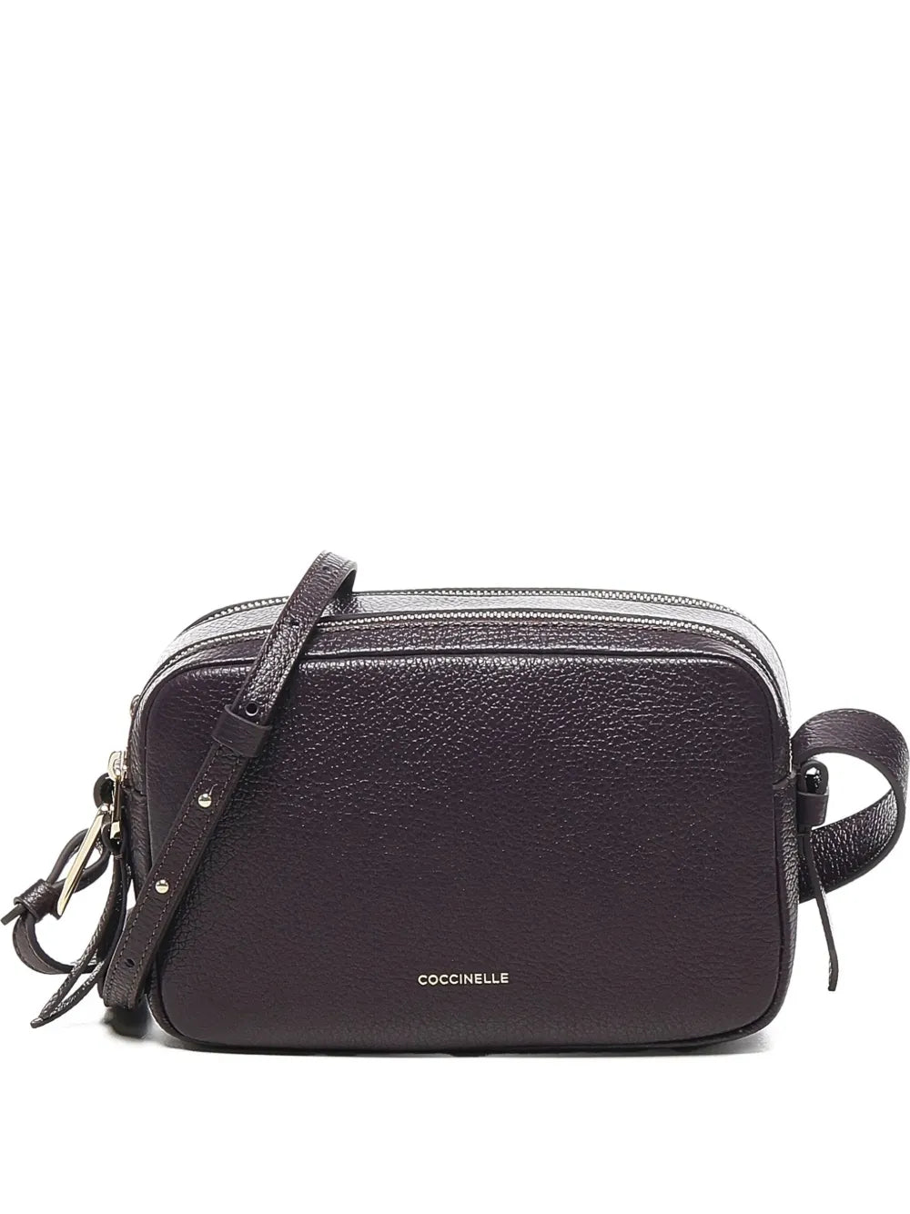 Coccinelle zip fastening adjustable strap shoulder bag