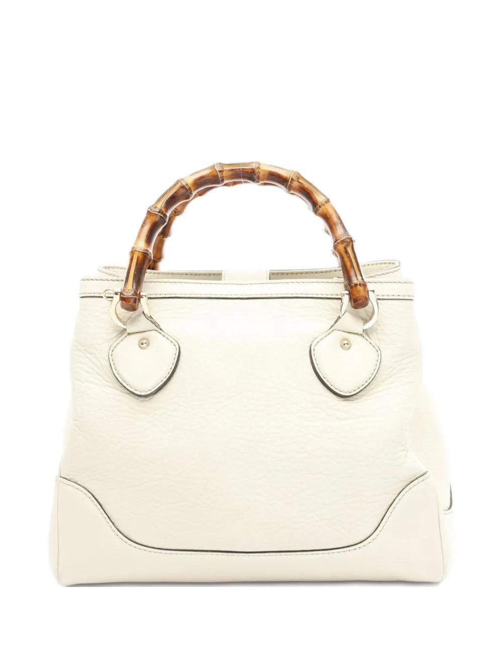 Gucci 00's Diana Bamboo leather tote bag