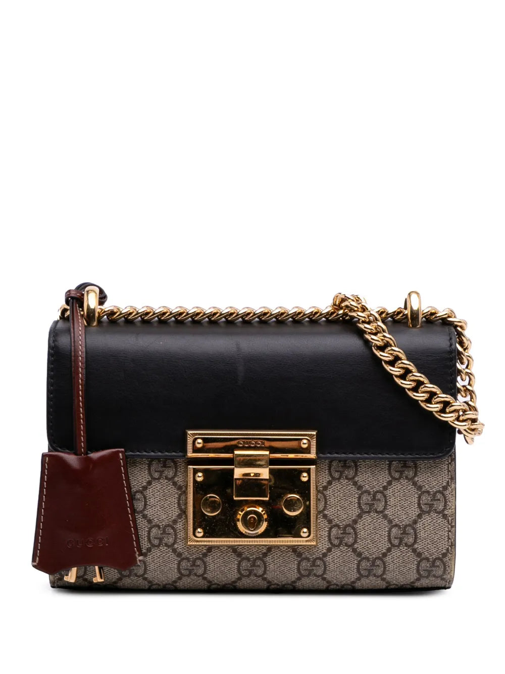 Gucci 2016 2025 Small GG Supreme Padlock crossbody bag