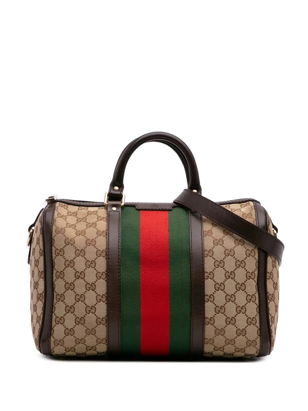 Gucci 2016 2025 GG Canvas Web Joy Boston Bag satchel