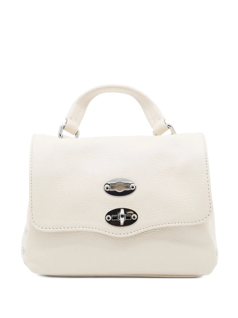 Zanellato Postina double flap studded shoulder bag