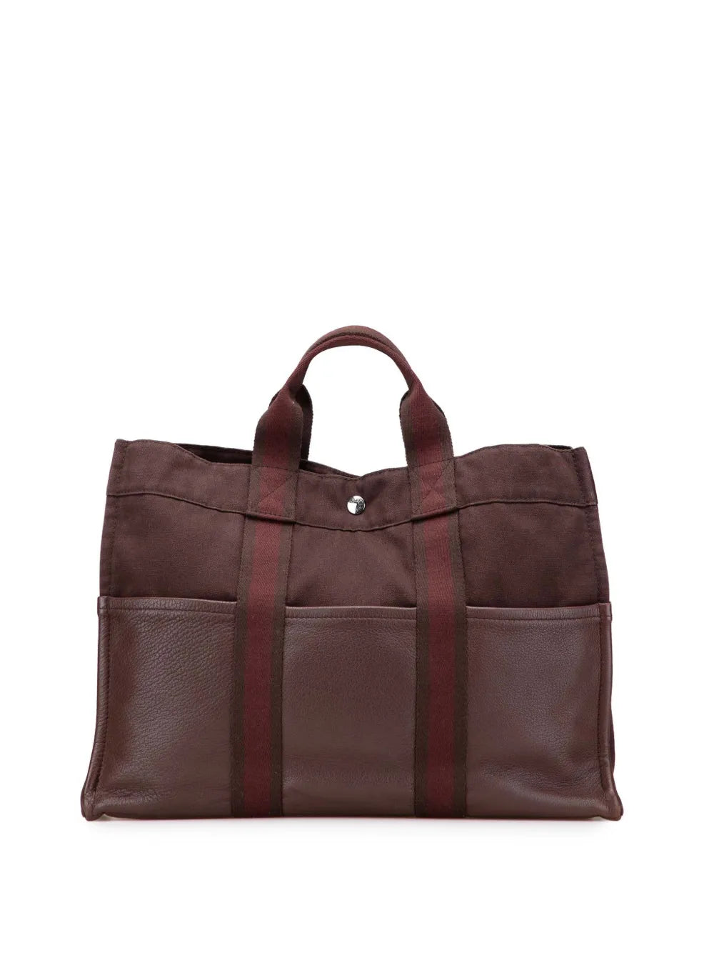 Hermès 1990 2010 Canvas and Leather Fourre Tout MM tote bag