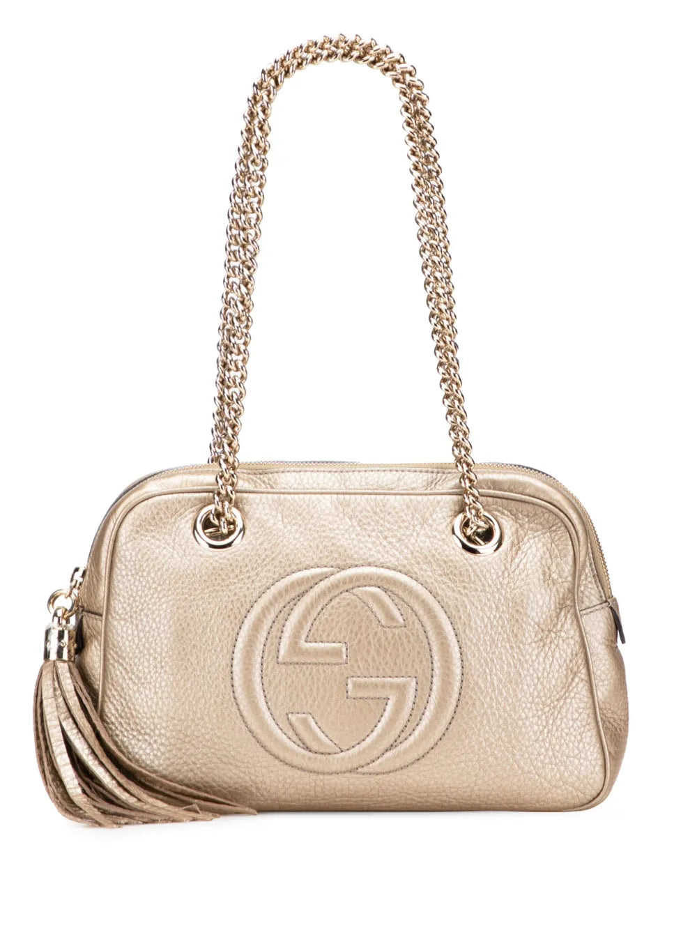 Gucci 2000 2015 Leather Soho Chain Zip shoulder bag