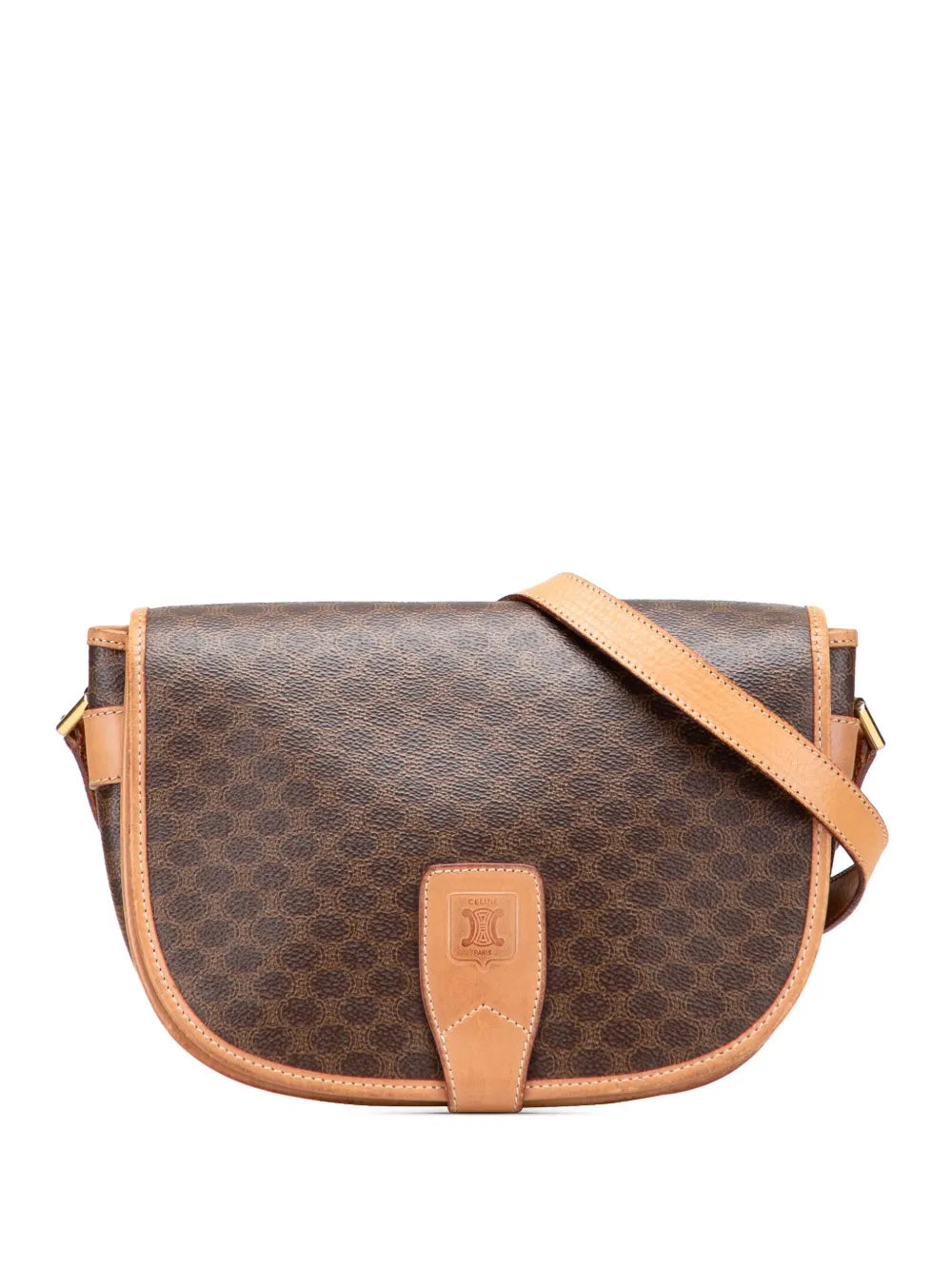 Céline 2014 Macadam Coated Canvas crossbody bag