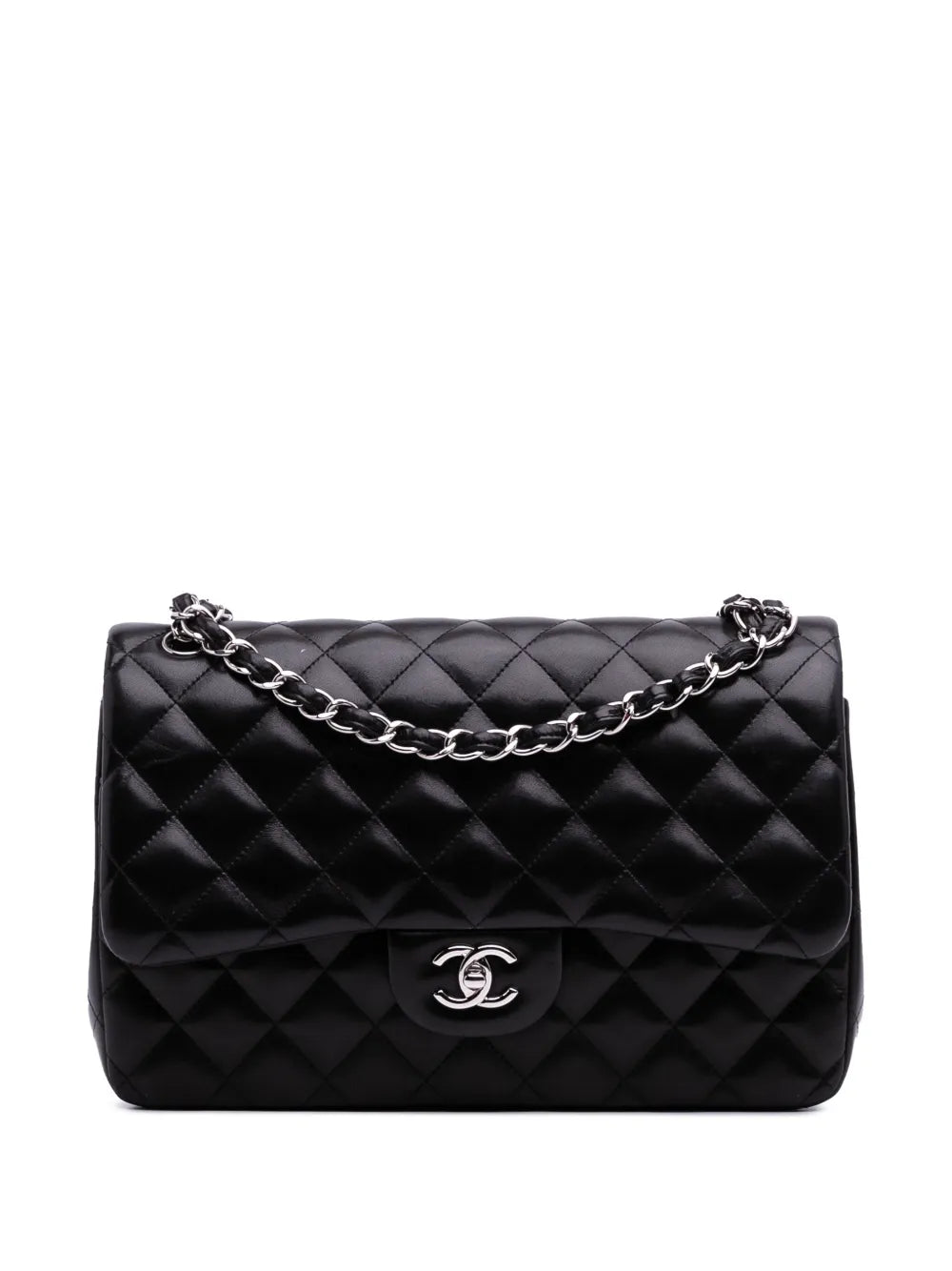 CHANEL 2013 2014 Jumbo Classic Lambskin Double Flap shoulder bag