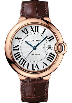 cartier ballon bleu 42mm rose gold men's watch
