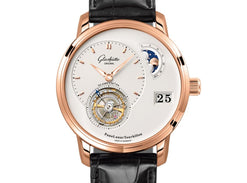 glashutte original pano lunar tourbillon red gold men's watch_5
