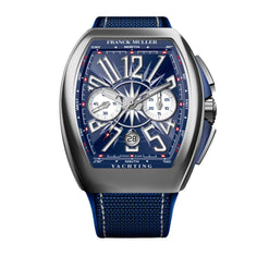 franck muller vanguard yachting chronograph stainless steel men's watch