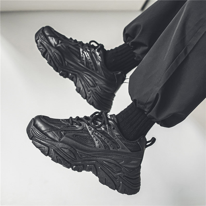 Men's Casual Shoes Hong Kong Style Shoes Breathable Increased