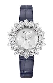 chopard l'heure du diamant 18k white gold & diamonds lady's watch_2