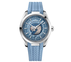 omega seamaster aqua terra gmt chronometer stainless steel men's watch_1