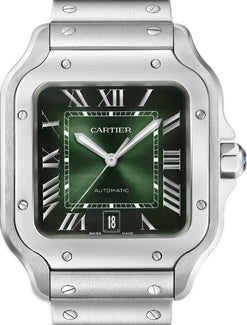 cartier santos de cartier stainless steel unisex watch_1