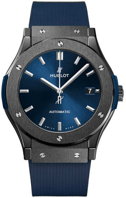 hublot classic fusion 45mm black ceramic man's watch