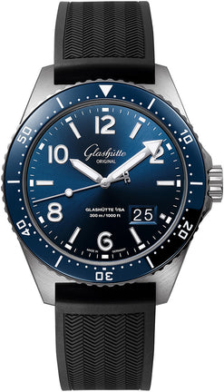 glashutte original spezialist seaq panorama date stainless steel men's watch_2