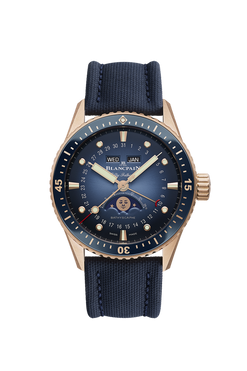 blancpain fifty fathoms bathyscaphe quanti?e complet men's watch