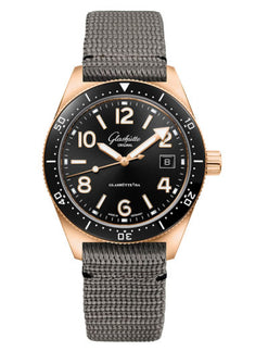 glashutte original spezialist seaq red gold men's watch