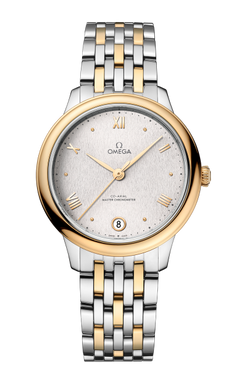omega de ville prestige stainless steel & 18k yellow gold lady's watch_13