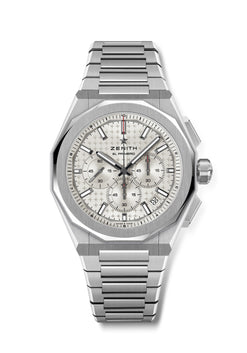 zenith defy skyline chronograph stainless steel unisex watch