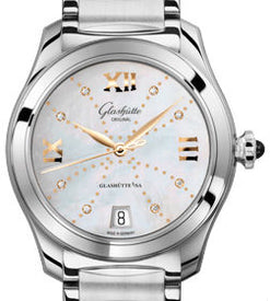 glashutte original lady collection serenade stainless steel & diamond lady's watch_3