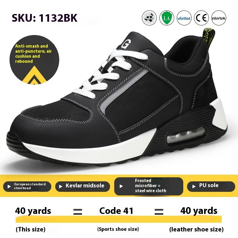Men’s Labor Protection Shoes – Anti-Stab Attack Shield Summer Style
