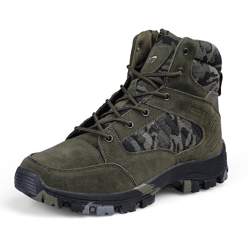 Men’s High-Top Hiking Shoes – Outdoor Travel & Adventure Ready