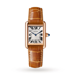 cartier tank louis cartier 18k rose gold lady's watch