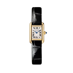 cartier tank louis cartier 18k yellow gold lady's watch