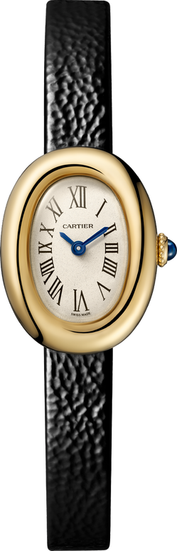 cartier baignoire 18k yellow gold lady's watch_6