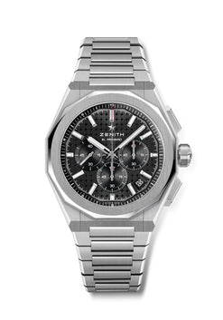 zenith defy skyline chronograph stainless steel men's watch