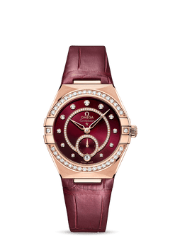 omega constellation co-axial master chronometer small seconds sedna? gold & diamonds lady?s watch_1
