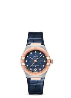 omega constellation co-axial master chronometer stainless steel & sedna? gold & diamonds lady?s watch_5