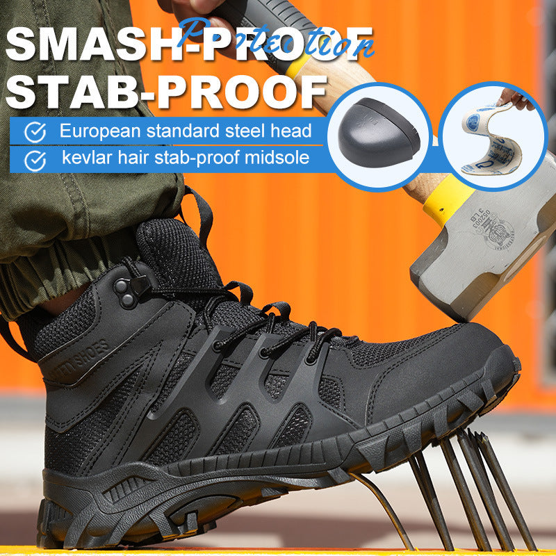 Men’s Heavy-Duty Outdoor Safety Boots – Anti-Stab Protection
