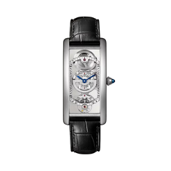 cartier tank cintr? platinum men's watch