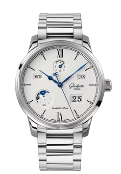 glashutte original senator excellence perpetual calendar stainless steel men's watch