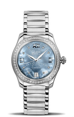 glashutte original lady collection serenade stainless steel & diamonds lady's watch_9