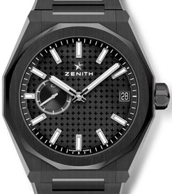 zenith defy skyline black ceramic men's watch