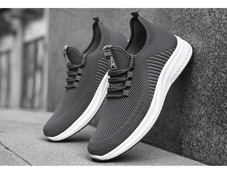 Men’s Breathable Mesh Sneakers – Casual, Trendy & All-match Shoes