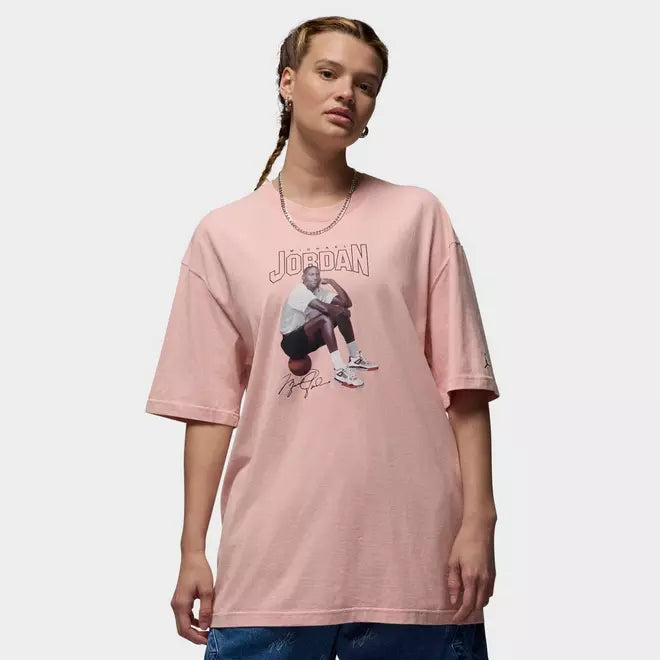 Women's Jordan Short-Sleeve Oversized Graphic T-Shirt