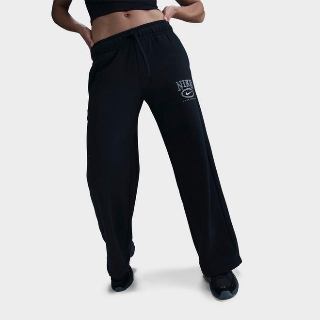 Women's Nike Sportswear Club Fleece Mid-Rise Wide-Leg Graphic Pants