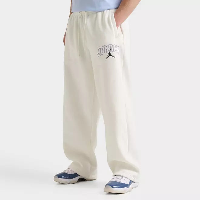 Men's Jordan Brooklyn Fleece Wordmark Logo Oversized Sweatpants