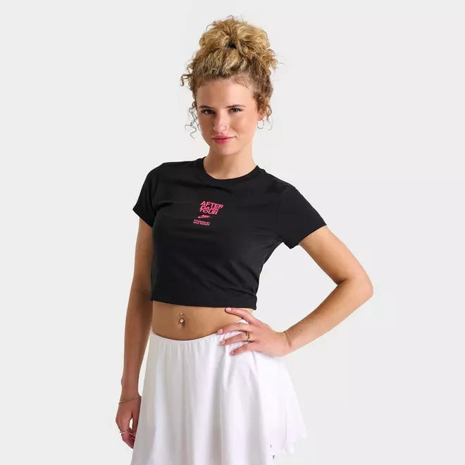 Women's Nike After Dark Tour Race Series Slim Short-Sleeve Cropped T-Shirt