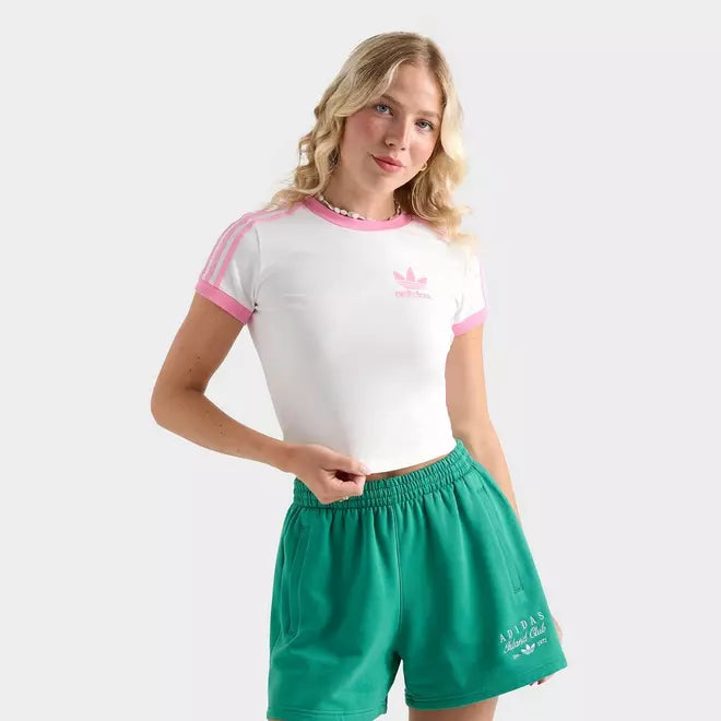 Women's adidas Originals 3 Stripes Slim Baby T-Shirt