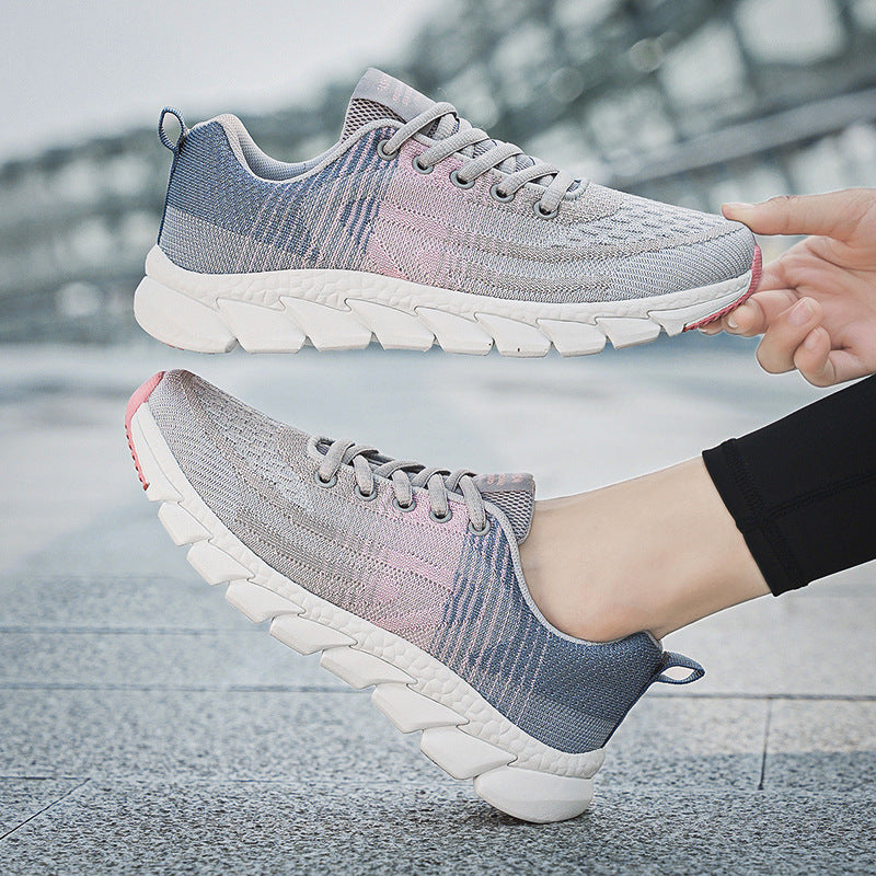 Women's Plus Size Casual Sneakers | Soft Bottom Breathable Mesh Lightweight Shoes