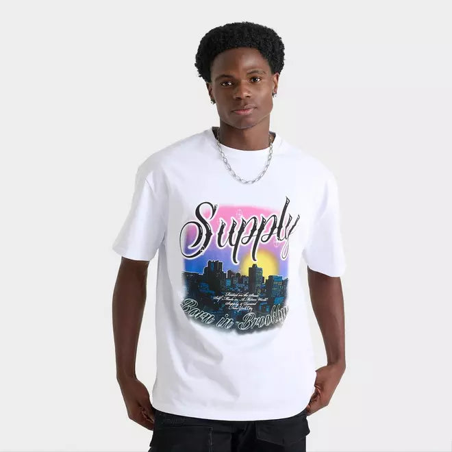 Men's Supply & Demand Brooklyn Airbrushed Graphic T-Shirt