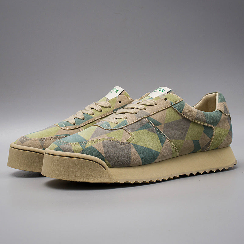 Men’s Genuine Leather Training Shoes – Handmade Cowhide German Design