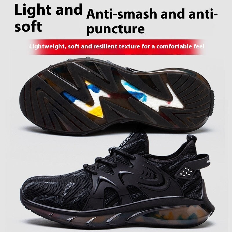 Men’s Steel Toe Safety Shoes – Anti-Smash, Anti-Penetration & Soft Bottom